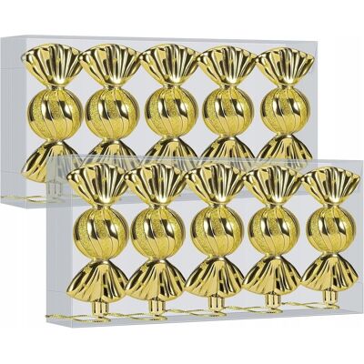 Inny producent 10x DUŻE CUKIERKI ZESTAW BOMBEK CHOINKOWYCH BOMBKI OZDOBY ŚWIĄTECZNE ŚWIĘTA Inny producent 10x DUŻE CUKIERKI ZESTAW BOMBEK CHOINKOWYCH BOMBKI OZDOBY ŚWIĄTECZNE ŚWIĘTA