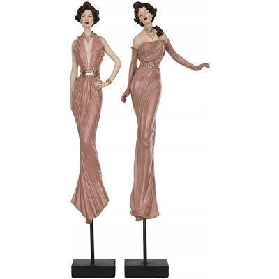 Skandi.pl 2 szt. FIGURKA LADIES styl retro vintage Skandi.pl 2 szt. FIGURKA LADIES styl retro vintage
