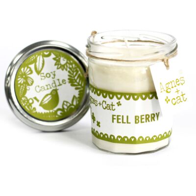 ANCIENT WISDOM 220 g Wegańska Świeczka Sojowa Jam Jar - Fell Berry ANCIENT WISDOM 220 g Wegańska Świeczka Sojowa Jam Jar - Fell Berry