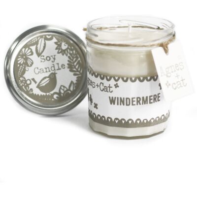 ANCIENT WISDOM 220 g Wegańska Świeczka Sojowa Jam Jar - Windermere ANCIENT WISDOM 220 g Wegańska Świeczka Sojowa Jam Jar - Windermere