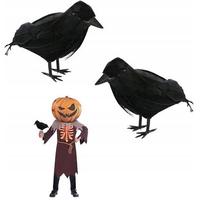 Inny producent 2X REKWIZYT OZDOBA HALLOWEEN STRASZNA WRONA KRUK Inny producent 2X REKWIZYT OZDOBA HALLOWEEN STRASZNA WRONA KRUK