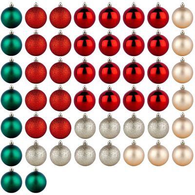 Artemis 50x Bombki Choinkowe Świąteczne Nietłukące Kolorowe Zestaw Bombek Choinkę Artemis 50x Bombki Choinkowe Świąteczne Nietłukące Kolorowe Zestaw Bombek Choinkę