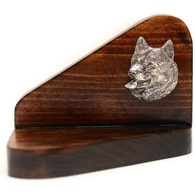 Alaskan Malamute - drewniany świecznik z psem, podstawka pod tealight, miejsce pamięci psa marki Art-Dog Alaskan Malamute - drewniany świecznik z psem, podstawka pod tealight, miejsce pamięci psa marki Art-Dog