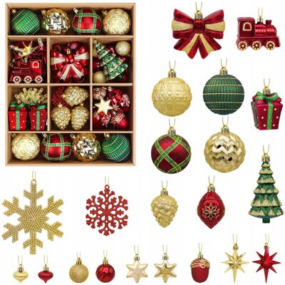 Inny producent ALUPSSUC Zestaw Personalizowanych Bombek Świątecznych Niezniszczalne Ozdoby Inny producent ALUPSSUC Zestaw Personalizowanych Bombek Świątecznych Niezniszczalne Ozdoby