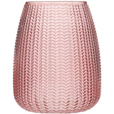 Ameliahome Wazon Dekoracyjny Sevilla 15,5X19 Różowy Ameliahome Wazon Dekoracyjny Sevilla 15,5X19 Różowy