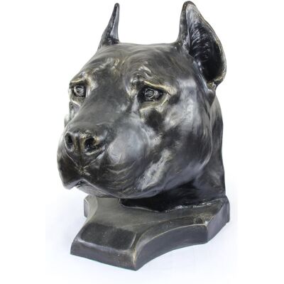 Inny producent Amerykański Staffordshire terrier, Amstaff, Amstaf - popiersie psa, duża głowa psa do ogrodu, unikatowa ozdoba salonu marki Art-Dog Inny producent Amerykański Staffordshire terrier, Amstaff, Amstaf - popiersie psa, duża głowa psa do ogrodu, unikatowa ozdoba salonu marki Art-Dog