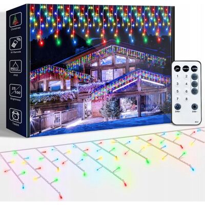 Inny producent ARKOCHIC Kurtyna Świetlna LED 10M IP65 Zewnętrzna Balkon Ogród Inny producent ARKOCHIC Kurtyna Świetlna LED 10M IP65 Zewnętrzna Balkon Ogród
