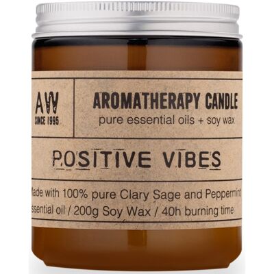 ANCIENT WISDOM Aromaterapeutyczna Świeczka Sojowa 200g - Pozytywne wibracje ANCIENT WISDOM Aromaterapeutyczna Świeczka Sojowa 200g - Pozytywne wibracje