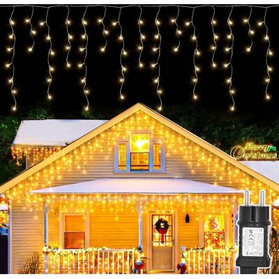 Inny producent ARTRASTAR KURTYNA Zewnętrzna 10M 200 LED Sople Świąteczne Ciepły Biały Inny producent ARTRASTAR KURTYNA Zewnętrzna 10M 200 LED Sople Świąteczne Ciepły Biały