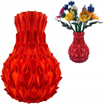Rio ARYA – czerwony wazon 3D Forge kompatybilny z LEGO® Botanicals Rio ARYA – czerwony wazon 3D Forge kompatybilny z LEGO® Botanicals