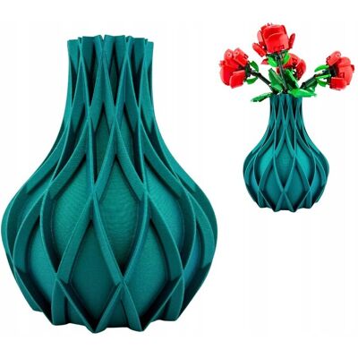 Rio Avio – Chryzokola Wazon 3d Forge Kompatybilny Z Lego® Botanicals Rio Avio – Chryzokola Wazon 3d Forge Kompatybilny Z Lego® Botanicals