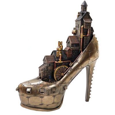 BAJECZNE MIASTO NA SZPILCE FIGURKA STYL STEAMPUNK VERONESE 26 CM BAJECZNE MIASTO NA SZPILCE FIGURKA STYL STEAMPUNK VERONESE 26 CM