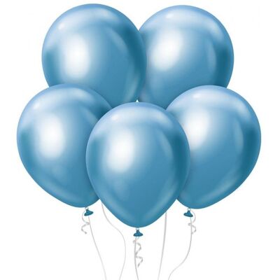 GODAN Balony Chromowane Niebieskie 46 Cm – Efektowna Dekoracja Na Przyjęcia GODAN Balony Chromowane Niebieskie 46 Cm – Efektowna Dekoracja Na Przyjęcia