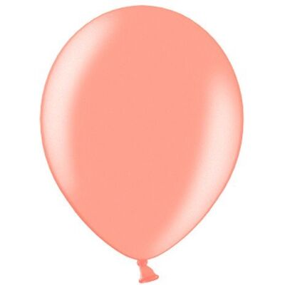 Party Deco Balony Lateksowe, Metallic Rose Gold, 14', 100 Sztuk Party Deco Balony Lateksowe, Metallic Rose Gold, 14', 100 Sztuk