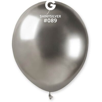 GODAN Balony Lateksowe Shiny Srebrne - 5 Cali - 100 Szt. GODAN Balony Lateksowe Shiny Srebrne - 5 Cali - 100 Szt.