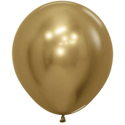 GODAN Balony Sempertex 18', Chromowane Złote, 15 Szt. GODAN Balony Sempertex 18', Chromowane Złote, 15 Szt.