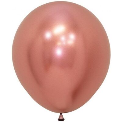 GODAN Balony Sempertex 18', (Reflex Rose Gold) Chromowane Różowozłote, 15 Szt. GODAN Balony Sempertex 18', (Reflex Rose Gold) Chromowane Różowozłote, 15 Szt.
