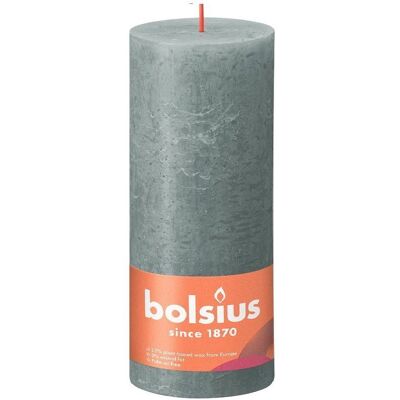 Bolsius Świeca Bryłowa Pieńkowa Rustykalna Słupek Rustic Xxl Shine 300/100 Mm 30 Cm - Eukaliptusowa Zieleń Eucalyptus Green Bolsius Świeca Bryłowa Pieńkowa Rustykalna Słupek Rustic Xxl Shine 300/100 Mm 30 Cm - Eukaliptusowa Zieleń Eucalyptus Green
