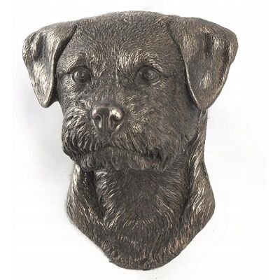 ART Border Terier Popiersie Wisząca statuetka Figurka ART Border Terier Popiersie Wisząca statuetka Figurka
