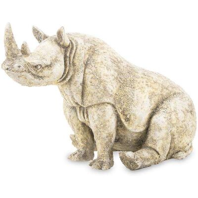 ART Brązowa Figurka Nosorożec 22,5X32X18 Cm ART Brązowa Figurka Nosorożec 22,5X32X18 Cm