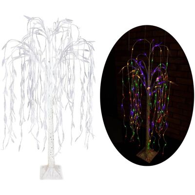 Zolta Brzoza LED 240 świąteczne drzewko 180 cm multicolor dekoracja Zolta Brzoza LED 240 świąteczne drzewko 180 cm multicolor dekoracja