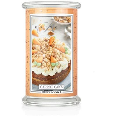 Carrot Cake - Kringle Candle - Duża Świeca Zapachowa 2 Knoty - Easter Collection 2025 Carrot Cake - Kringle Candle - Duża Świeca Zapachowa 2 Knoty - Easter Collection 2025