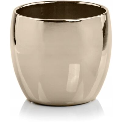 POLNIX Ceramiczna Osłonka Doniczka Kula 23cm Złota POLNIX Ceramiczna Osłonka Doniczka Kula 23cm Złota