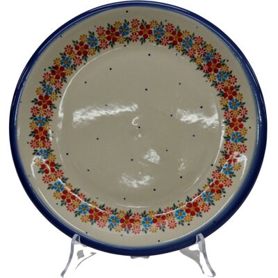 Ceramika Bolesławiec ANDY Ceramiczny talerz obiadowy 26 cm Bolesławiec Ceramika Bolesławiec ANDY Ceramiczny talerz obiadowy 26 cm Bolesławiec