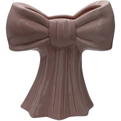 Ewax Ceramiczny Wazon Kokarda Różowa Duża 25 cm Dekoracja Glamour Design Ewax Ceramiczny Wazon Kokarda Różowa Duża 25 cm Dekoracja Glamour Design
