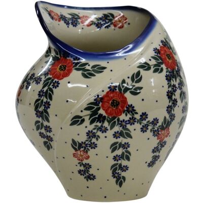 Ceramika Bolesławiec ANDY Ceramiczny wazon muszla Ceramika Bolesławiec Ceramika Bolesławiec ANDY Ceramiczny wazon muszla Ceramika Bolesławiec