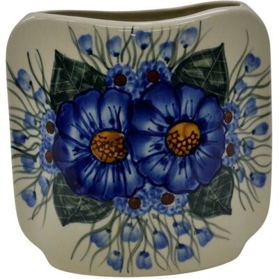 Ceramika Bolesławiec ANDY Ceramiczny wazon płaski Ceramika Bolesławiec Ceramika Bolesławiec ANDY Ceramiczny wazon płaski Ceramika Bolesławiec