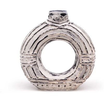 AWGifts Ceramiczny Wazon z Bali – Okrąg 18 cm AWGifts Ceramiczny Wazon z Bali – Okrąg 18 cm