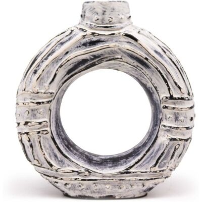 AWGifts Ceramiczny Wazon z Bali – Okrąg 23 cm AWGifts Ceramiczny Wazon z Bali – Okrąg 23 cm