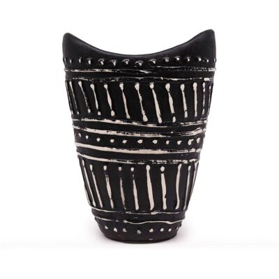 AWGifts Ceramiczny Wazon z Bali – W kształcie U AWGifts Ceramiczny Wazon z Bali – W kształcie U