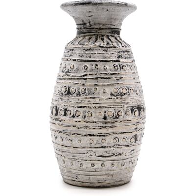ANCIENT WISDOM Ceramiczny Wazon z Lombok Wazon Klasyczny - Kremowy ANCIENT WISDOM Ceramiczny Wazon z Lombok Wazon Klasyczny - Kremowy
