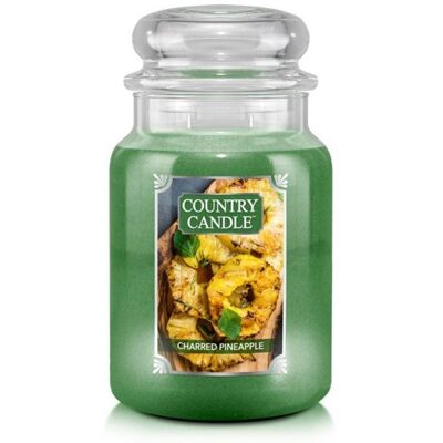 Charred Pineapple - Country Candle - duża świeca zapachowa z dwoma knotami (737g) Charred Pineapple - Country Candle - duża świeca zapachowa z dwoma knotami (737g)