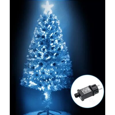 Aigostar Choinka 150Cm Błękitne Drzewko Zestaw Z Białymi Chłodnymi Lampkami Led Aigostar Choinka 150Cm Błękitne Drzewko Zestaw Z Białymi Chłodnymi Lampkami Led