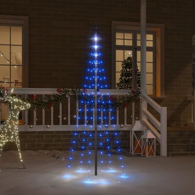 VMP Choinka do montażu na maszcie, 108 niebieskich diod LED, 180 cm VMP Choinka do montażu na maszcie, 108 niebieskich diod LED, 180 cm