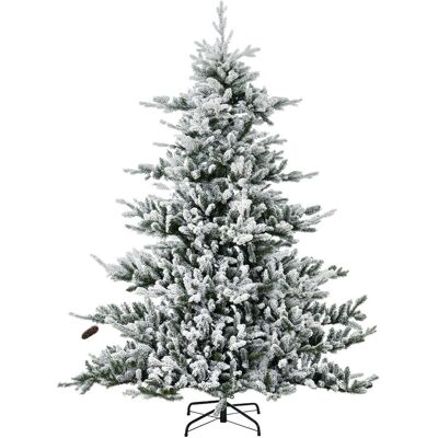 Choinka HOMCOM 180 cm Sztuczna Jodła z Sztucznym Śniegiem, 1471 Gałęzi, Stojak, na Święta, Wnętrza, Zielony Choinka HOMCOM 180 cm Sztuczna Jodła z Sztucznym Śniegiem, 1471 Gałęzi, Stojak, na Święta, Wnętrza, Zielony