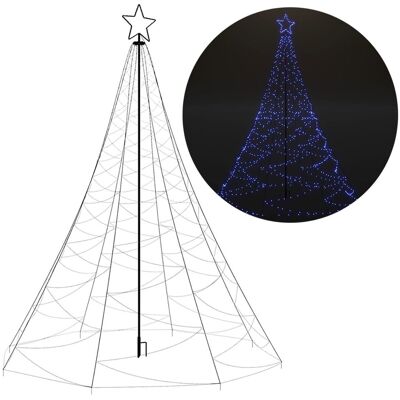 Zolta Choinka Led Duża Zewnętrzna Metalowa Lampki 300Cm Blue Zolta Choinka Led Duża Zewnętrzna Metalowa Lampki 300Cm Blue