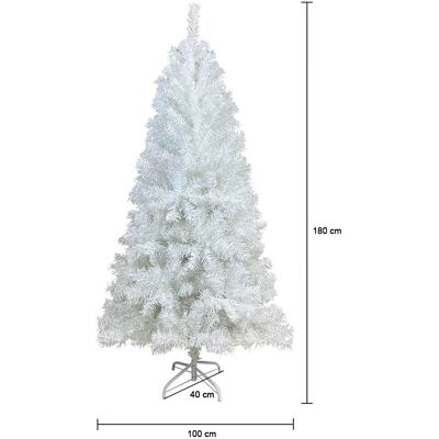 Inny producent Choinka świąteczna sztuczna biała elegancka święta Boże Narodzenie 180 cm Inny producent Choinka świąteczna sztuczna biała elegancka święta Boże Narodzenie 180 cm