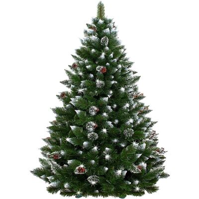 Springos Choinka Sztuczna Premium 220 Cm Sosna Diamentowa Gęsta Springos Choinka Sztuczna Premium 220 Cm Sosna Diamentowa Gęsta
