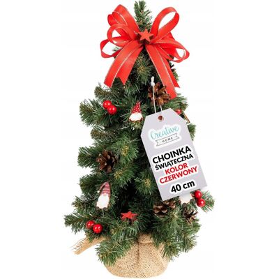 Creative Choinka Sztuczna Świąteczna Dekorowana Szampańska Boże Narodzenie Stół 40cm Creative Choinka Sztuczna Świąteczna Dekorowana Szampańska Boże Narodzenie Stół 40cm