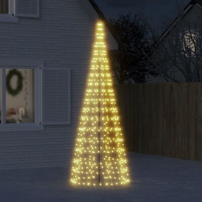 VMP Choinka z lampek, na maszt, 550 ciepłych białych LED, 300 cm VMP Choinka z lampek, na maszt, 550 ciepłych białych LED, 300 cm
