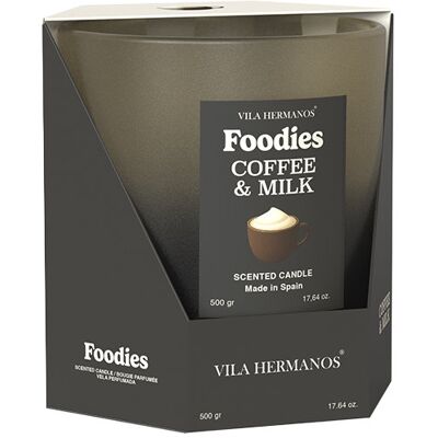 Coffee & Milk - Vila Hermanos - świeca świeczka sojowa zapachowa 500g - seria Foodies Coffee & Milk - Vila Hermanos - świeca świeczka sojowa zapachowa 500g - seria Foodies