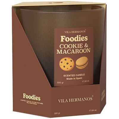 Cookie & Macaroon - Vila Hermanos - świeca świeczka sojowa zapachowa 500g - seria Foodies Cookie & Macaroon - Vila Hermanos - świeca świeczka sojowa zapachowa 500g - seria Foodies