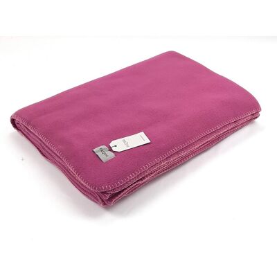 Coperta matrimoniale cm 240X210 Fazzini rifinita a mano con punto cavallo color purple Coperta matrimoniale cm 240X210 Fazzini rifinita a mano con punto cavallo color purple