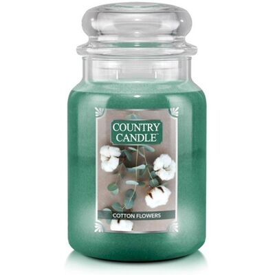 Country Candle Bawełniane Kwiaty - Zapachowa Świeca - 737 g Country Candle Bawełniane Kwiaty - Zapachowa Świeca - 737 g