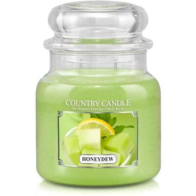 Kringle Candle Country Candle, Honeydew, świeca zapachowa, średni słoik, 2 knoty Kringle Candle Country Candle, Honeydew, świeca zapachowa, średni słoik, 2 knoty