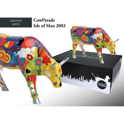 Hanipol CowParade Isle of Man 2003, Groovy Moo, autor: Kay Ormond Hanipol CowParade Isle of Man 2003, Groovy Moo, autor: Kay Ormond
